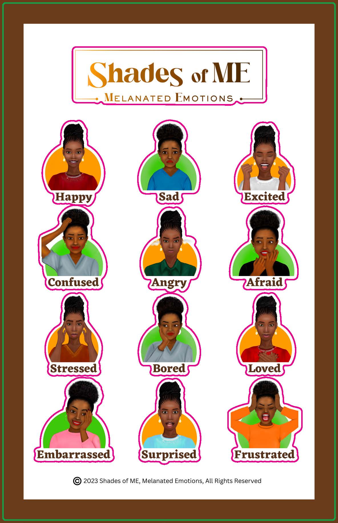 Stickers - Black Women (English)
