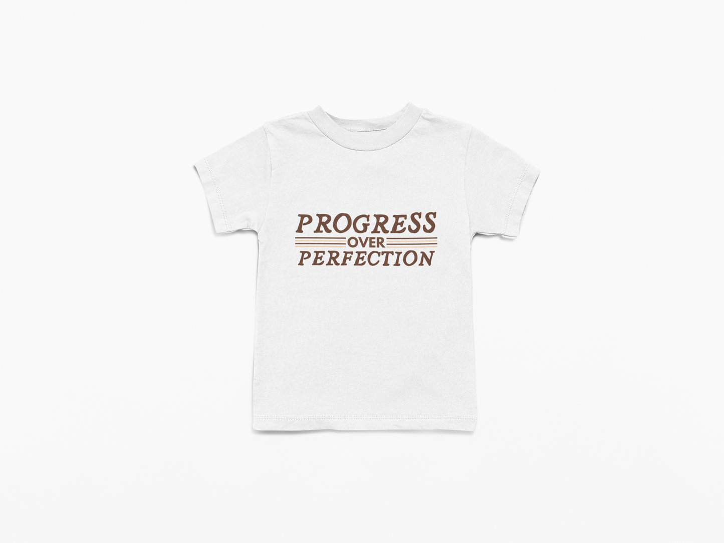 Toddler Shirt - Progress Over Perfection