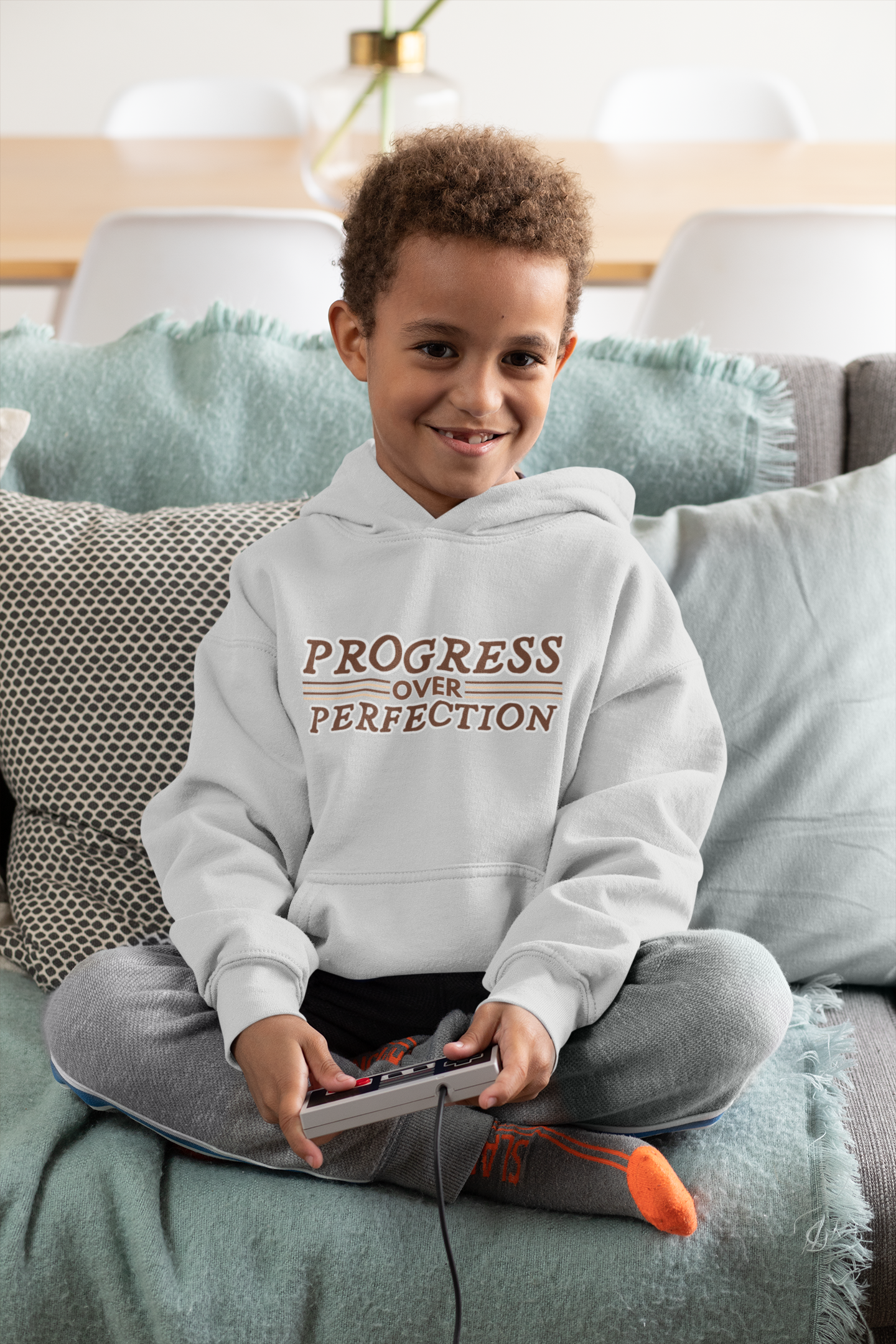 Toddler Hoodie - Progress Over Perfection