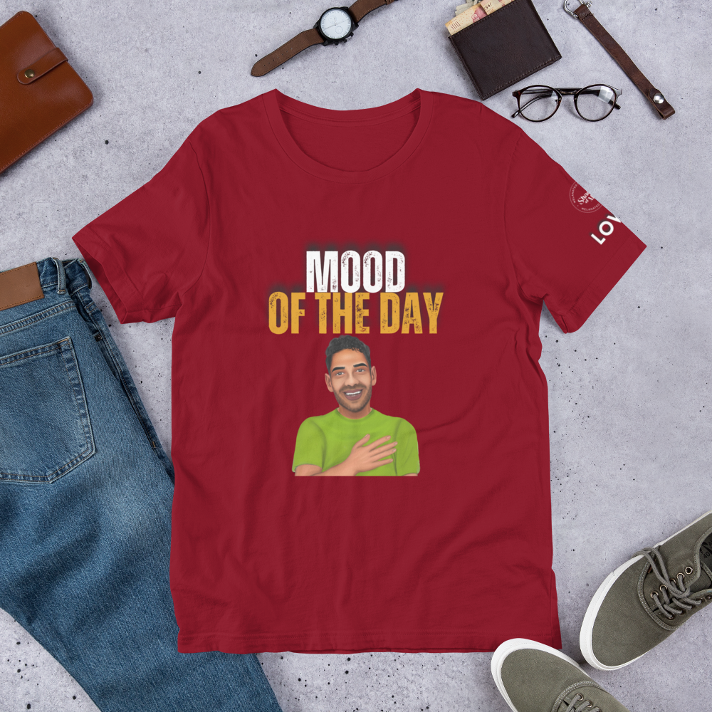 Mood of the Day T-shirt - Loved (Man of Color)