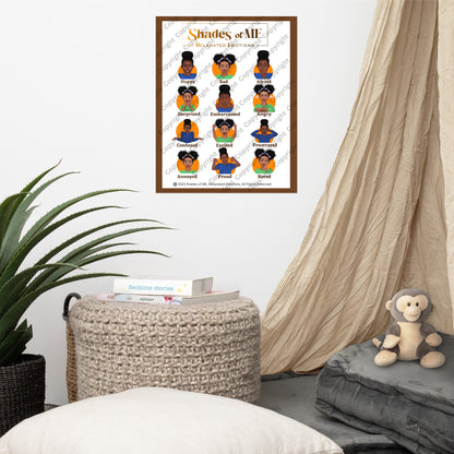 Feelings Chart - Girls of Color (English)