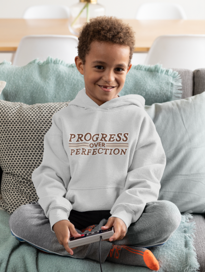 Youth Hoodie - Progress Over Perfection