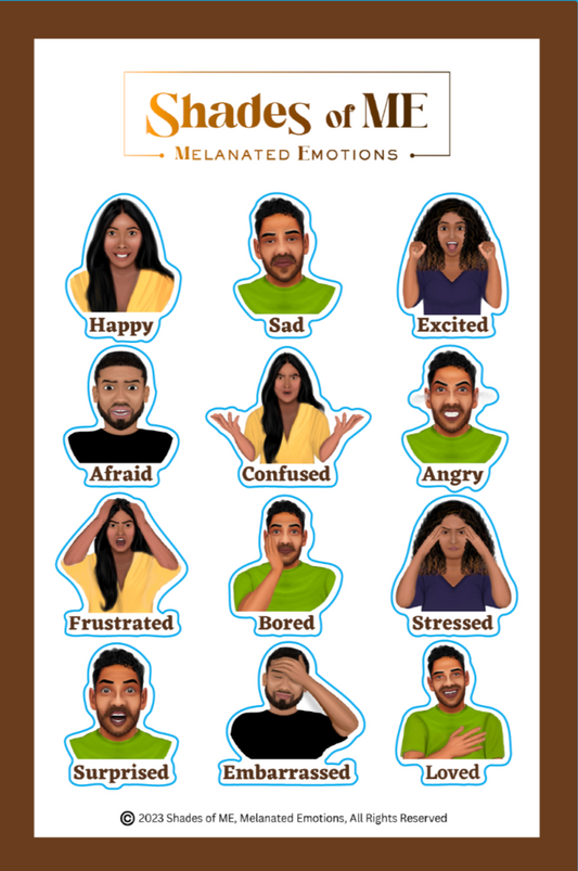 Stickers- Co-Ed Adult POC (English)