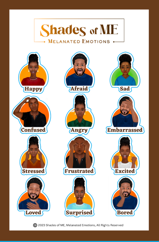 Stickers- Co-Ed Black Adult (English)